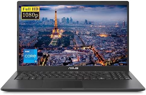 ASUS 2023 Newest Vivobook 15.6″ FHD Screen Laptop, Intel Core i5-1135G7 (Beats i7-1065G7), 20GB RAM, 512GB SSD, Webcam, Wi-Fi, HDMI, Windows 11 Home, KKE Accessories