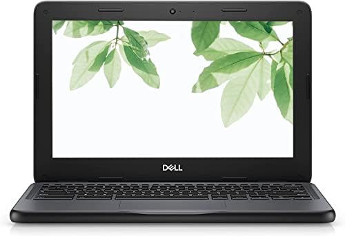 Dell 11” HD IPS Chromebook, Intel Celeron Processor Up to 2.40GHz, 4GB Ram, 16GB SSD, Super-Fast WiFi, Chrome OS, Dale Black (Renewed)